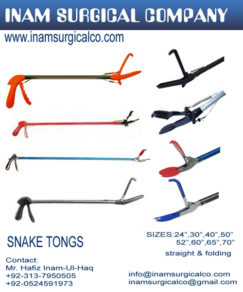 Snake tongs