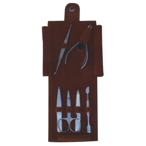 Cuticle Nail Set Leather Case 